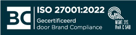BC Certified logo_ISO 27001-2022 RVA ǀ L'Unite Huizen